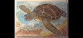 "A Seaturtle" - an original mixed-media painting